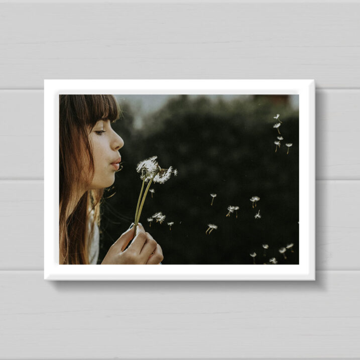 Girl With Flower